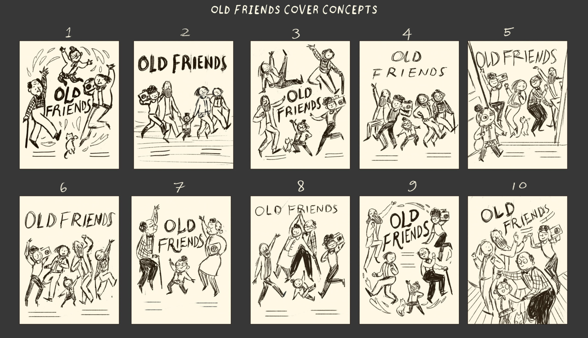 Old Friends - Lenny Wen Illustrations